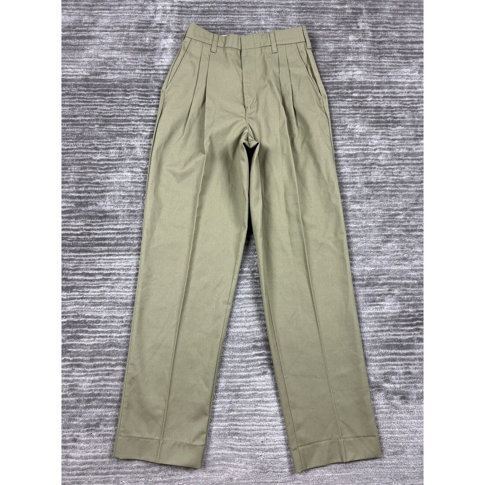 Highland By Red Kap Pants Womens 6 Beige 31" Inseam‎ Pleated NWT Uniform